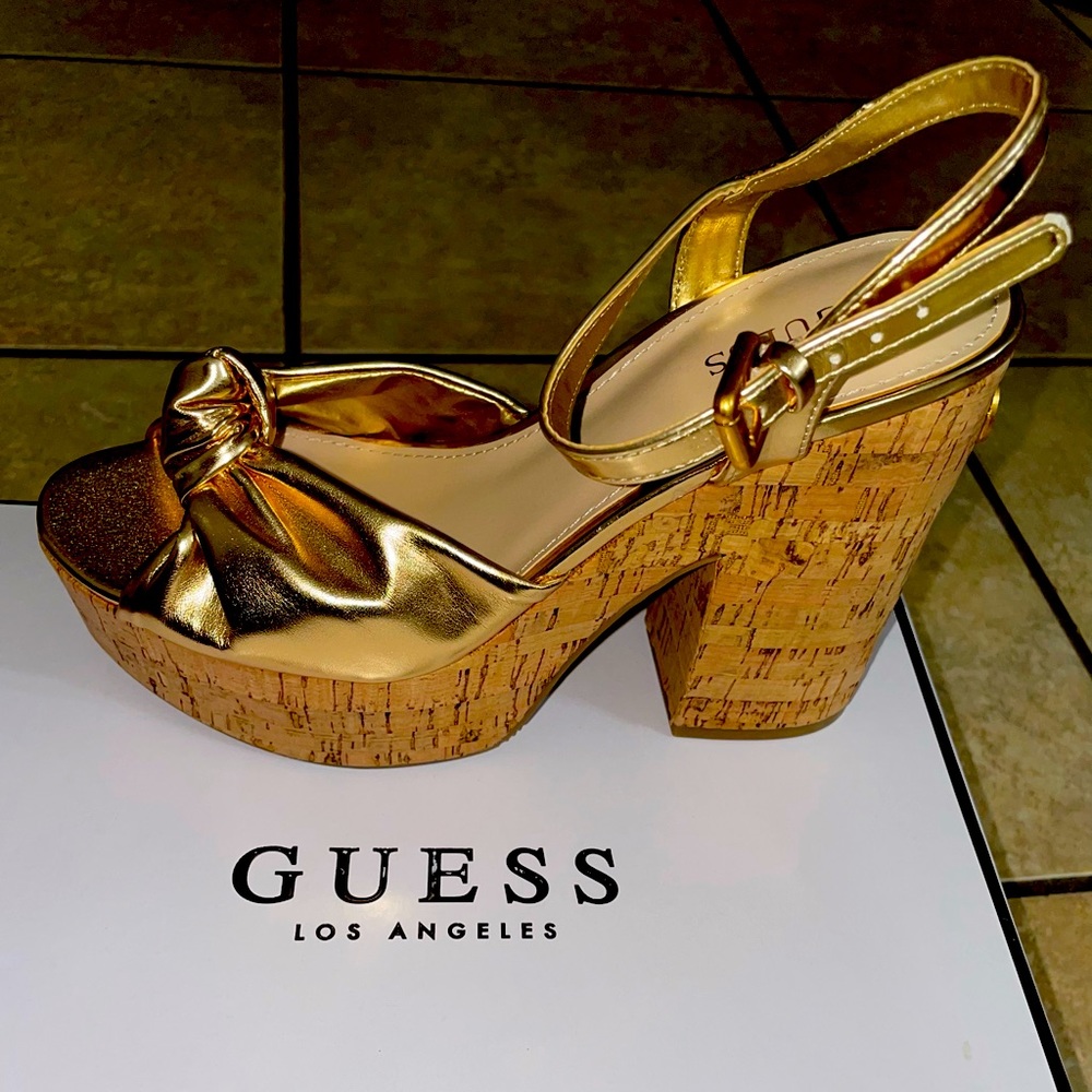 Women's Yipster Platform Cork Wedge Sandals